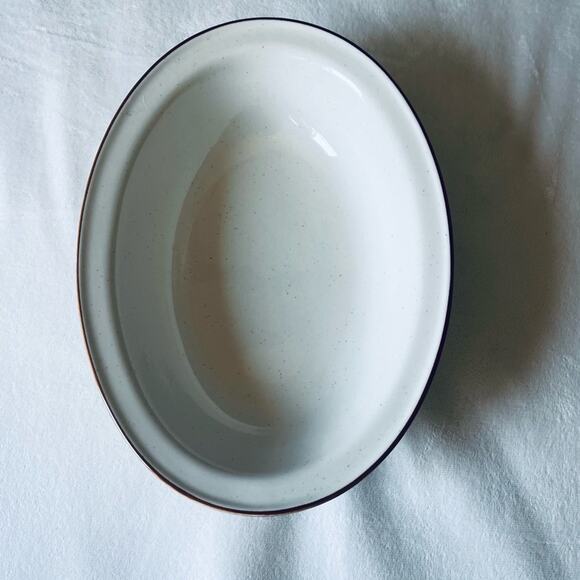 Vintage Autumn Collection Speckled Stoneware Serving Dish Bowl Cookware - Picture 12 of 12